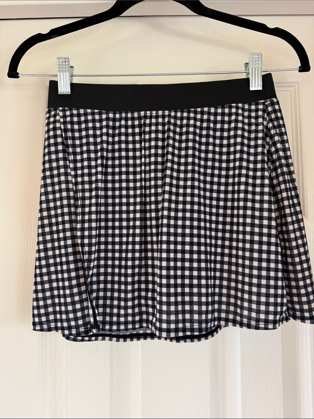 ALO gingham skirt